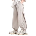 thumbnail image 4 of RUTAYY Toddler Boys Athletic Jogger Pants With Side Mesh For Active Kids Comfortable Elastic Trousers For Daily Wear Pants Breathable Pants, 4 of 4