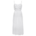 thumbnail image 4 of LASCANA Women's Ruffle Tie Back Maxi Dress Ruffles, 4 of 6