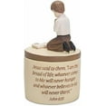 thumbnail image 3 of First Communion Praying Boy Resin Stone 5 inch Keepsake Box, 3 of 5