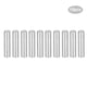 thumbnail image 2 of Eje redondo de 10 piezas 4100‑0006‑0025 de acero inoxidable Φ6 mm compatible con robots TETRIX, 2 of 8