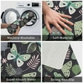 thumbnail image 4 of XMXT Non-Slip Polyester Bathroom Rugs Kitchen Door Mat, Abstract Butterfly Flower Machine Washable Bath Mats Rug for Kitchen Shower Bathtub Decor, 15.7 x 23.6 inches, 4 of 9