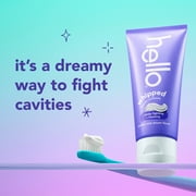 Hello Whipped Fluoride Toothpaste, Minty Foam Toothpaste, Mellow Mint Dream, 4.0 oz