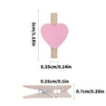 thumbnail image 5 of 50Pcs Wood Clothespins for Clothes Photos Crafts Display Wood Photo Display Clip, 5 of 20
