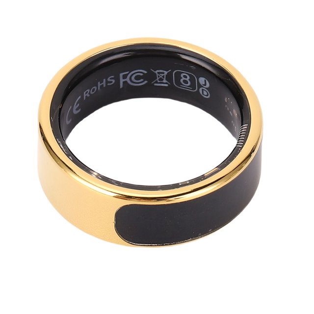 Traqueur de Mise en Forme Intelligent, Bague Intelligente en Résine d'Acier Inoxydable pour la Vie Quotidienne Taille 8, Taille 9, Taille 10, Taille 11, Taille 12, Taille 13