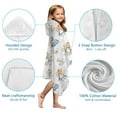 thumbnail image 7 of Princess and Cat Pattern Hooded Bath Towel，50"x30" for Ages 3 To 12 Kids, Quick Dry Lightweight Soft Microfiber Hood Beach Towel Cover Up for Kids, 7 of 7