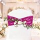 thumbnail image 1 of Cinta elástica flotante para decoración de sillas con lazo de 35 x 15 cm | Decoración para fiestas | Bodas y eventos navideños | Tela suave | Idea de regalo | Complemento versátil para asientos, 1 of 6