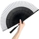thumbnail image 2 of Abanico de Mano Plegable para Mujer - Abanico Plegable de Seda de Bambú Vintage - para MúSica ElectróNica, Festivales y Bailes, 2 of 5