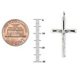 thumbnail image 4 of Ritastephens Sterling Silver Cross Necklace, 24 Inches, Gift Box, 4 of 5
