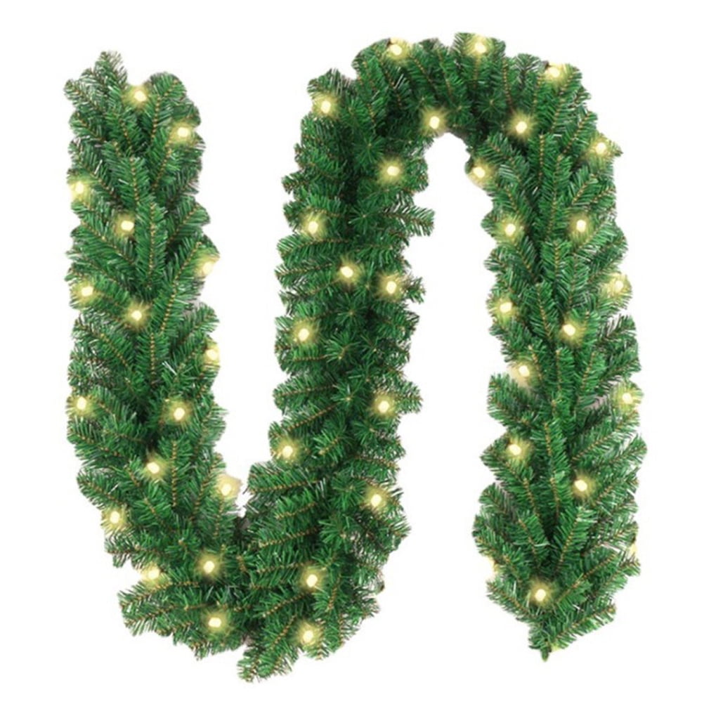 Décorations de Guirlande de Noël Guirlande de Noël Décoration de Manteau pour Guirlande de Noël Manteau Extérieur Intérieur Escaliers Cheminées et Fenêtres Vert Décorations de Guirlande de Noël Guirlande de Noël Décoration de Manteau pour Guirlande de Noël Manteau Extérieur Intérieur Escaliers Cheminées et Fenêtres Vert