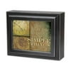 9.5" Distressed Black "Enjoy the Simple Things" Men's Watch and Jewelry Box