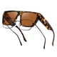thumbnail image 1 of Gafas de Sol Polarizadas Kimorn Vintage Cuadradas para Usar Sobre Anteojos, 1 of 6