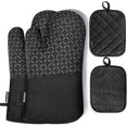 thumbnail image 2 of Guantes para horno Manoplas para horno Manoplas para horno Manoplas para horno - Fri Mitts Juego de 4 Guantes para horno Resistentes al calor hasta JAMW Sencillez, 2 of 5