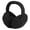 Black, variant on BadPiggies 2 Pack Winter Plush Ear Muffs for Women Foldable Cute Fluffy Ear Warmers Soft Thickened Headband (Black&Gray)