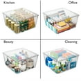 thumbnail image 5 of Plastic Storage Bins with Lids XL – Perfect Kitchen Organization or Pantry Storage – Fridge Organizer, Pantry Organization and Storage Bins, Cabinet Organizers, 5 of 6