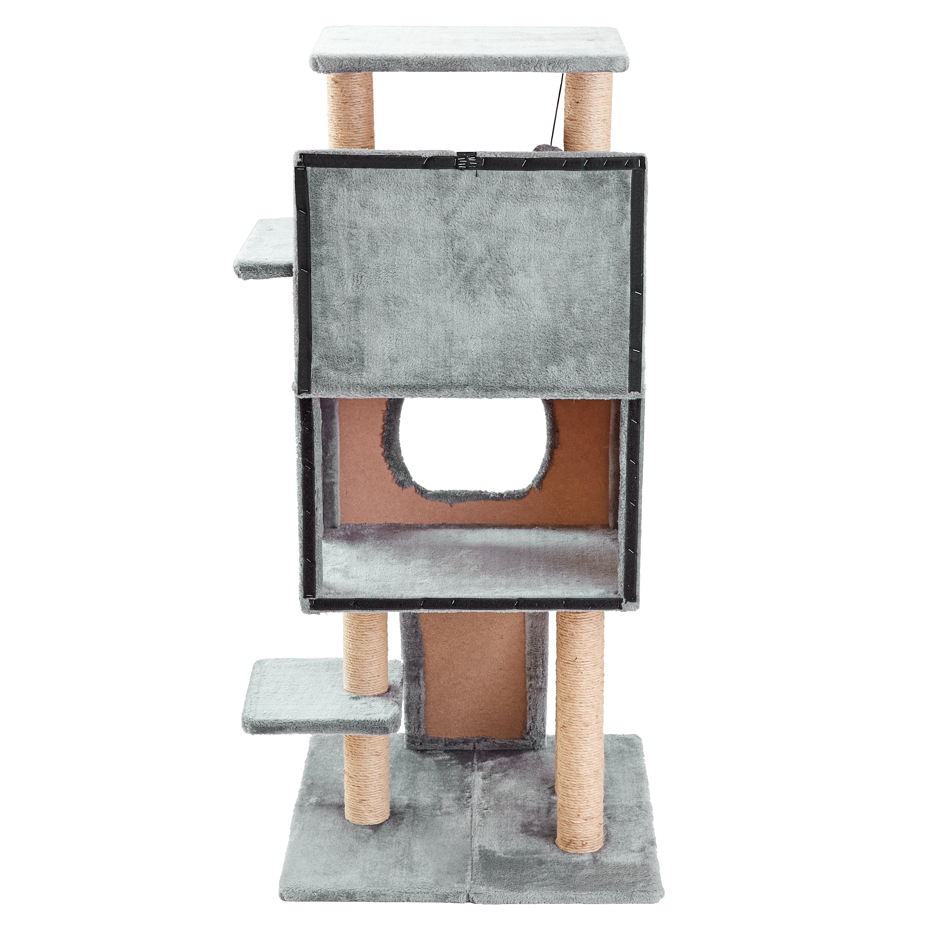 Two by Two Cortland Cat Tower, Scratch Pad and Playground