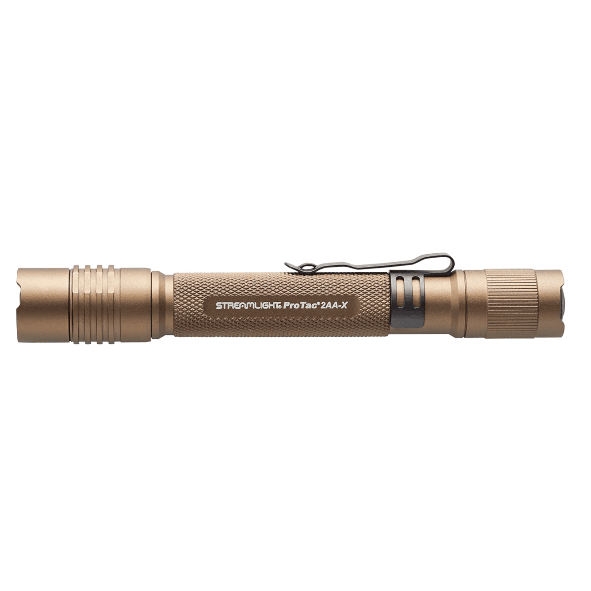 Streamlight ProTac 2AA 250 Lumen LED Flashlight w/ Sheath, Coyote Tan - 88072