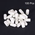 thumbnail image 2 of Uxcell 100pcs Round Rubber End Caps 6mm White Vinyl Cover Screw Thread Protectors, 2 of 6