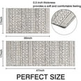 thumbnail image 3 of Farmhouse Kitchen Mats Rugs Sets of 2, 17x30+17x47inch, 3 of 6