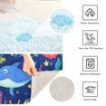 thumbnail image 4 of Toilet Rug Set Non-Slip Bathroom Rugs Soft Plush Machine Washable Contour Bath Mat Different Fish and Seaweed 24x20/24x16, 4 of 9