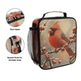 thumbnail image 2 of ALAZA Cardinal Winter Lunch Box Insulated Lunch Bag Reusable Thermal Cooler Tote School Picnic, 2 of 6