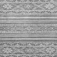 thumbnail image 1 of Ahgly Company Indoor Square Abstract Gray Modern Area Rugs, 8' Square, 1 of 4