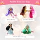 thumbnail image 2 of Little Dolls Set with Mini Princess Dolls for Girls – Princess Toy Dolls for Dollhouse –Small Doll Mini Princess Figures with Tiaras, Hair Accessories, 2 of 5