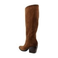 thumbnail image 3 of Naturalizer Fae Women's Boots Saddle Tan Suede Size 8 W, 3 of 8