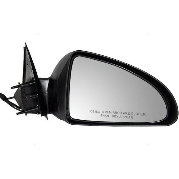 Right Passenger Side Power Mirror - Textured Black - Compatible with 2005 - 2009 Pontiac G6 Sedan 4-Door 2006 2007 2008