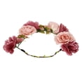 thumbnail image 3 of Diadema para Damas de Honor, Decoración Floral Bohemia para El Cabell Boda Macarena Guirnalda de la flor de la venda, 3 of 8