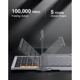 thumbnail image 2 of Teclado Bluetooth ProtoArc XK01 plegable con teclado numérico, 2 of 9