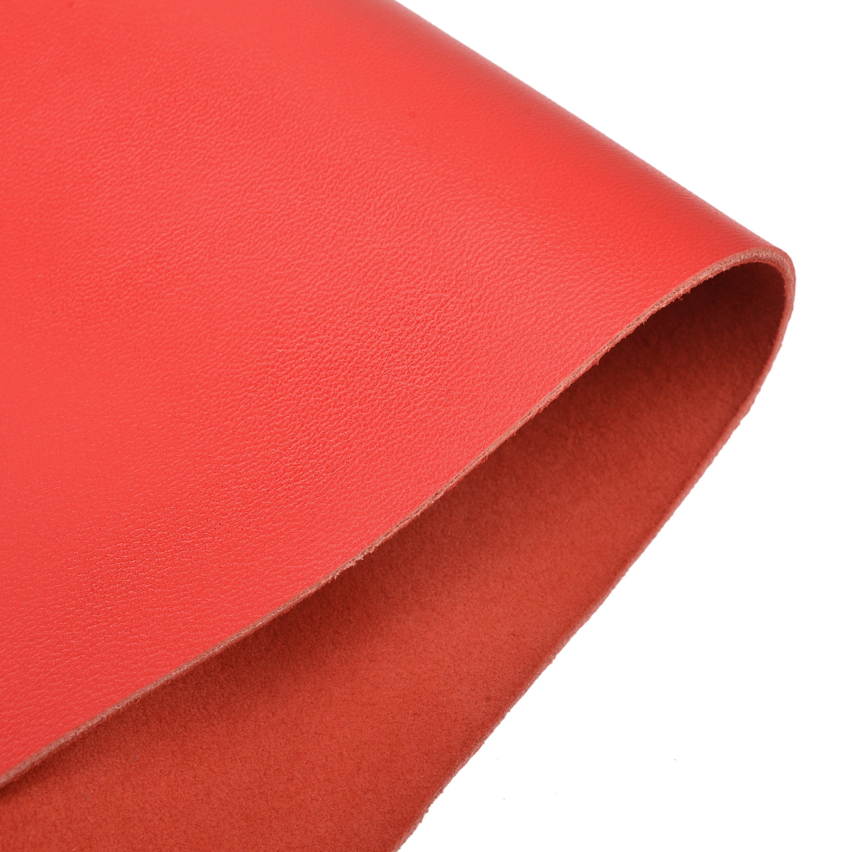 NEW Red Sheepskin Lambskin Leather Sheet for Sewing Crafting Projects 3OZ (1-1.2mm)