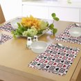 thumbnail image 4 of Ambesonne Casino Place Mats Set of 4, Playing Cards, Standard Size, Scarlet Black, 4 of 6