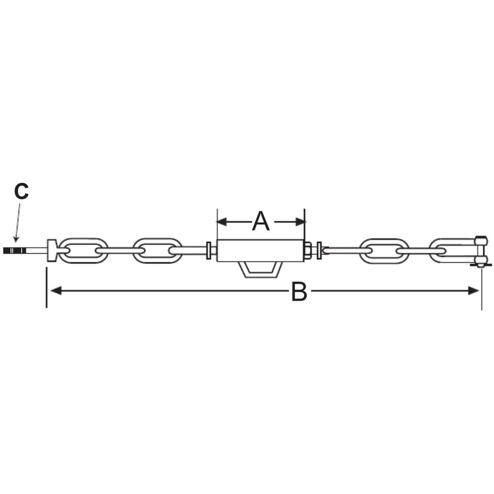 159350 Set of Two New Universal Adjustable Compact Stabilizers Includes