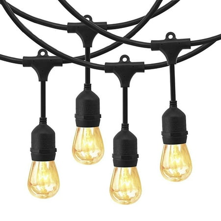 Outdoor Commercial String Lights Eagwell 24 Feet Heavy Duty Outdoor Commercial String Lights Eagwell 24 Feet Heavy Duty Weatherproof Vintage Patio 16