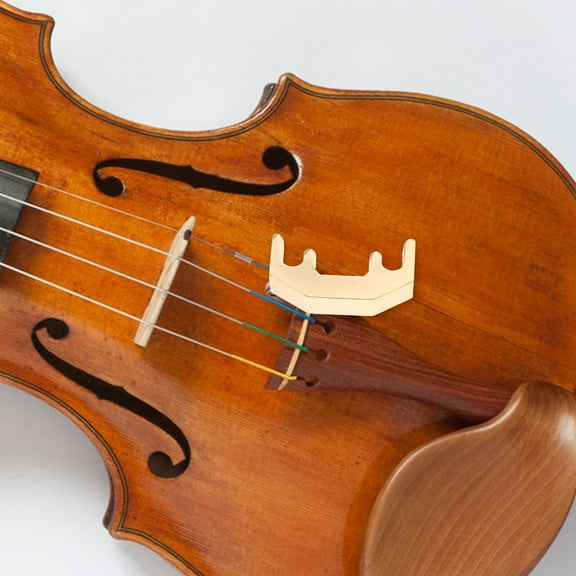 SASABAXI 1Set Violin Golden Metal Compact Design for Beginners and Experienced Players