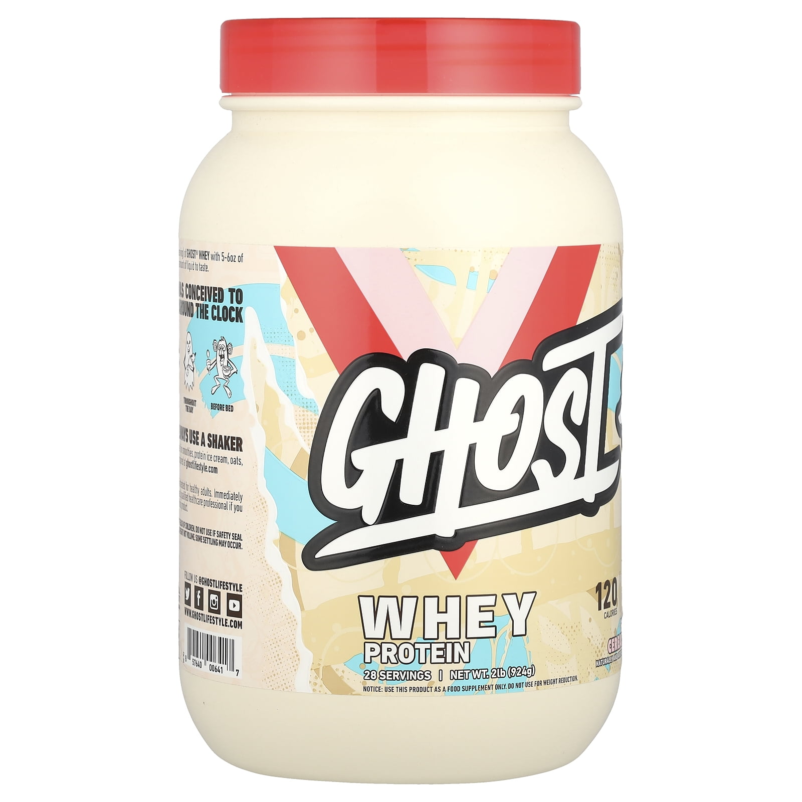 Ghost Whey Protein, Fruity Cereal Milk®, 2lb (924 g)