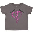 thumbnail image 3 of Inktastic Breast Cancer Awareness with Pink Ribbon Heart Boys or Girls Toddler T-Shirt, 3 of 5