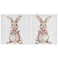 thumbnail image 3 of Cute Watercolor Easter Bunny 3 Ring Hardcover Binders 1.5in Round Rings for Letter-Size Folder Paper Organizer Pockets for Office Student Recipe, 3 of 9