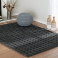 thumbnail image 3 of Better Homes & Gardens Faux Gray Fur Bubbles Indoor Area Rug, 5'x7', 3 of 7