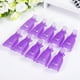 thumbnail image 2 of Vogacara 10 Uds. Clips de tapa de remojo de Arte de uñas de plástico Gel removedor de esmalte herramienta de envoltura líquido para la Juegos de manicura violeta, 2 of 6