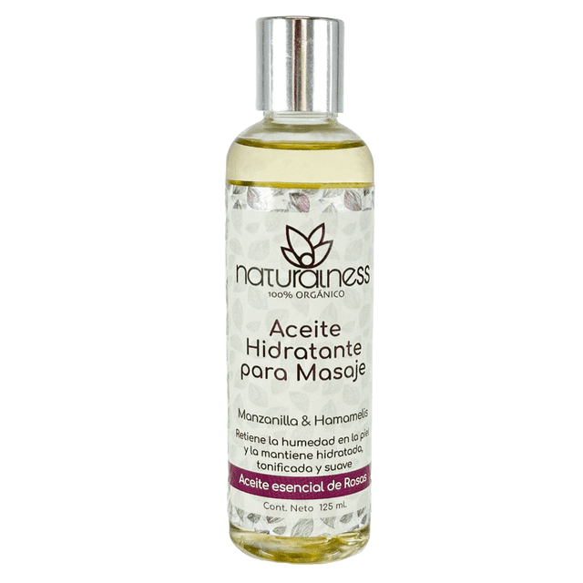 Aceite para masaje corporal naturalness hidratante 125ml Aroma rosas