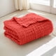 thumbnail image 4 of Manta 200 X 230 Muslin Toalla Baño Ropa Cama Envoltorio Transpirable () Rosa, 4 of 9