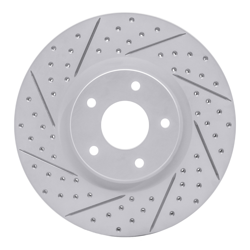 Dynamic Friction Company 830-67059L DFC Geoperformance Rotor - Drilled and Slotted
