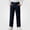 A Navy, variant on NORO ARK Boys Chino Pants (3-14 Years) Button closure pleated front with side pockets Polyester Trousers Navy Size 7