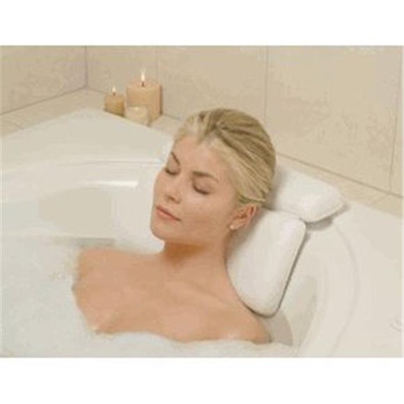 Better Bath BB-378WHT Grand Coussin de Bain Double en Vinyle de Luxe pour Spa en Mousse Blanche