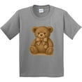 thumbnail image 3 of Inktastic Vintage Teddy Bear with Patch Youth T-Shirt, 3 of 5