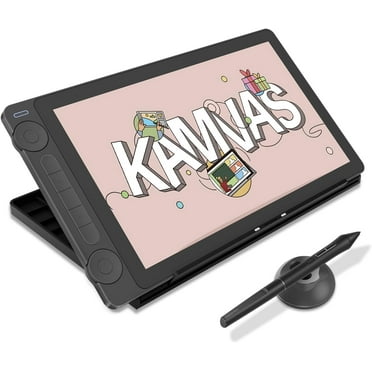 HUION Kamvas 13 (Gen 3) Drawing Tablet with Screen,13.3" Full-laminated Art Tablet with Anti-sparkle Canvas Glass, 99% sRGB, PenTech 4.0, 16384 Pen Pressure, Dual Dial for PC, Mac, Android, Black