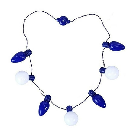 

Shimmering Brilliance LED Lit Hanukkah Charm Necklace Woven With Dazzling Lights Illuminating Your Festive Nights With Enchanting Romance