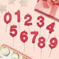 thumbnail image 3 of Bougies d'Anniversaire Rouges à 3 Chiffres pour Gâteau, Bougies Numéro 3 de 2,76 Po pour Dessus de Gâteau pour Décorations de Gâteau d'Anniversaire de Mariage, Décorations de Fête d'Anniversaire, 3 of 5