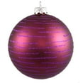 thumbnail image 7 of Vickerman 4.75" Glitter Ball Christmas Ornaments, Pack of 2, 7 of 7